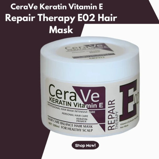 CeraVe Keratin & Vitamin E Hair Repair Mask – 500ml